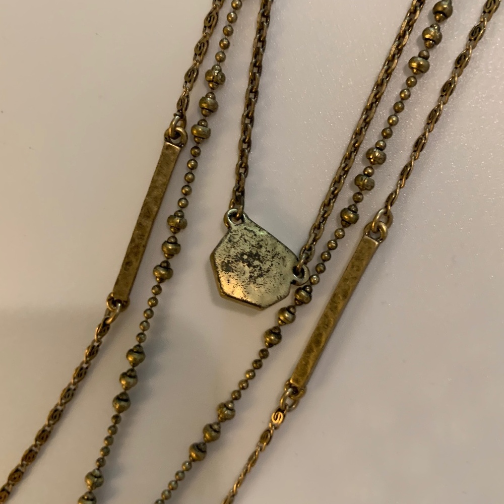 Lucky Brand Triple Chain Necklace - Picture 13 of 14